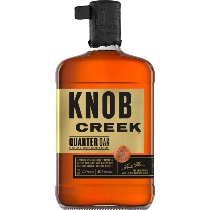 Knob Creek Quarter Oak 100 Proof Kentucky Straight Bourbon Whiskey 750 ml
